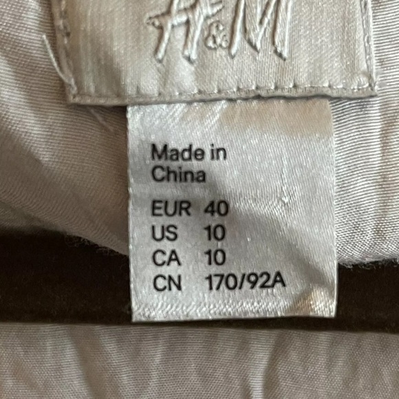 Elegant Two-Tone grey Sleeveless Dress H&M COLOR BLOCK BUBBLE  HEM SIZE 10 - Picture 4 of 8